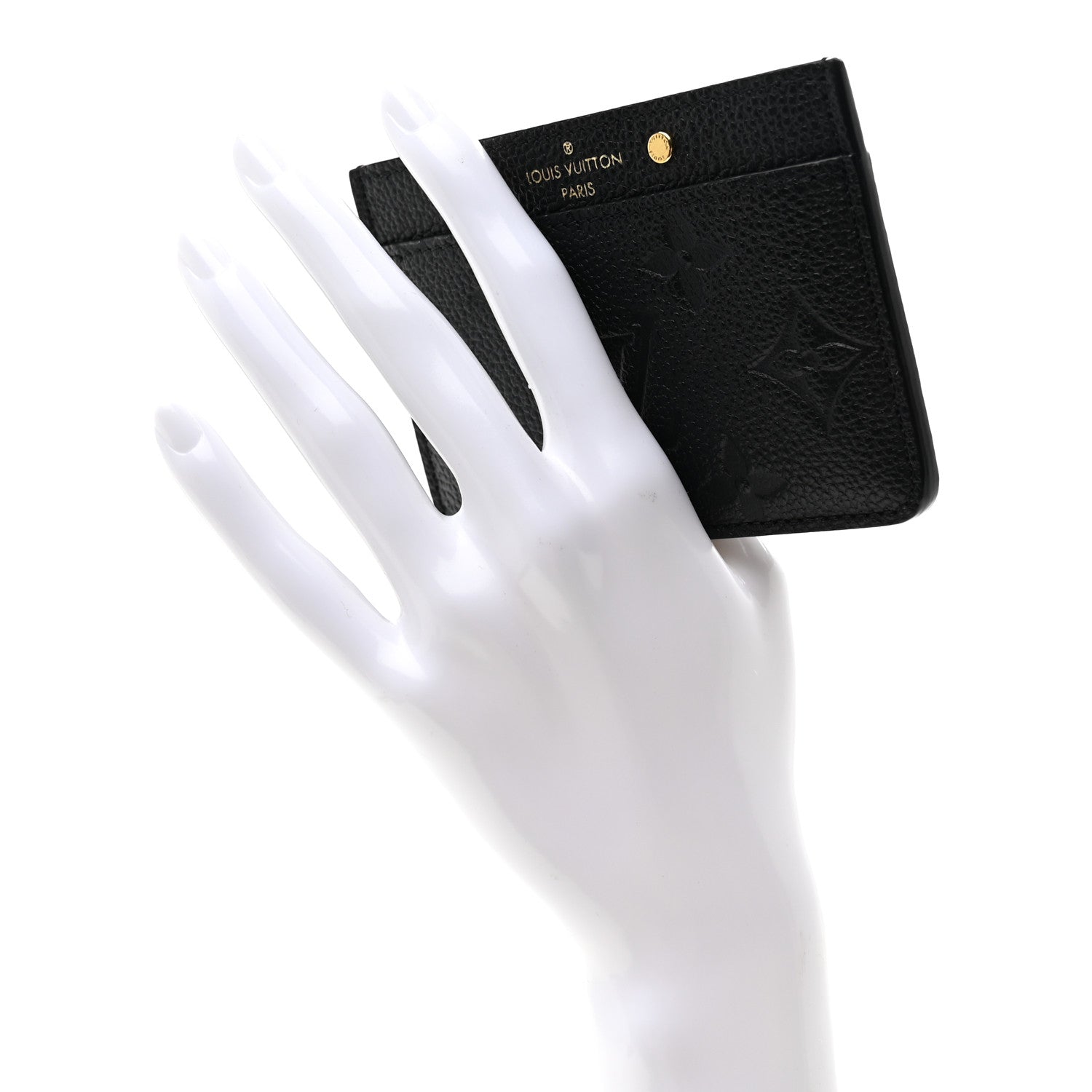 Louis Vuitton Empreinte Card Holder Black