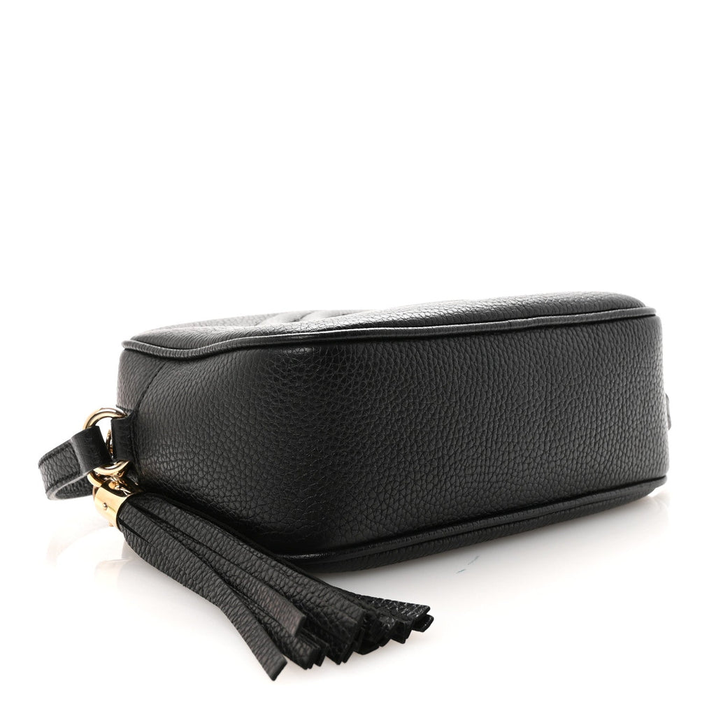 Gucci Pebbled Calfskin Small Soho Disco Bag Black