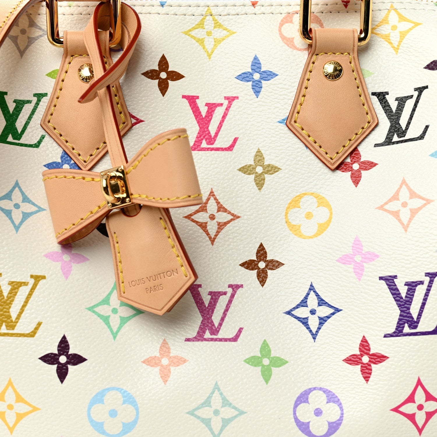 Louis Vuitton LV X TM Monogram Multicolor Speedy Bandouliere 25 White