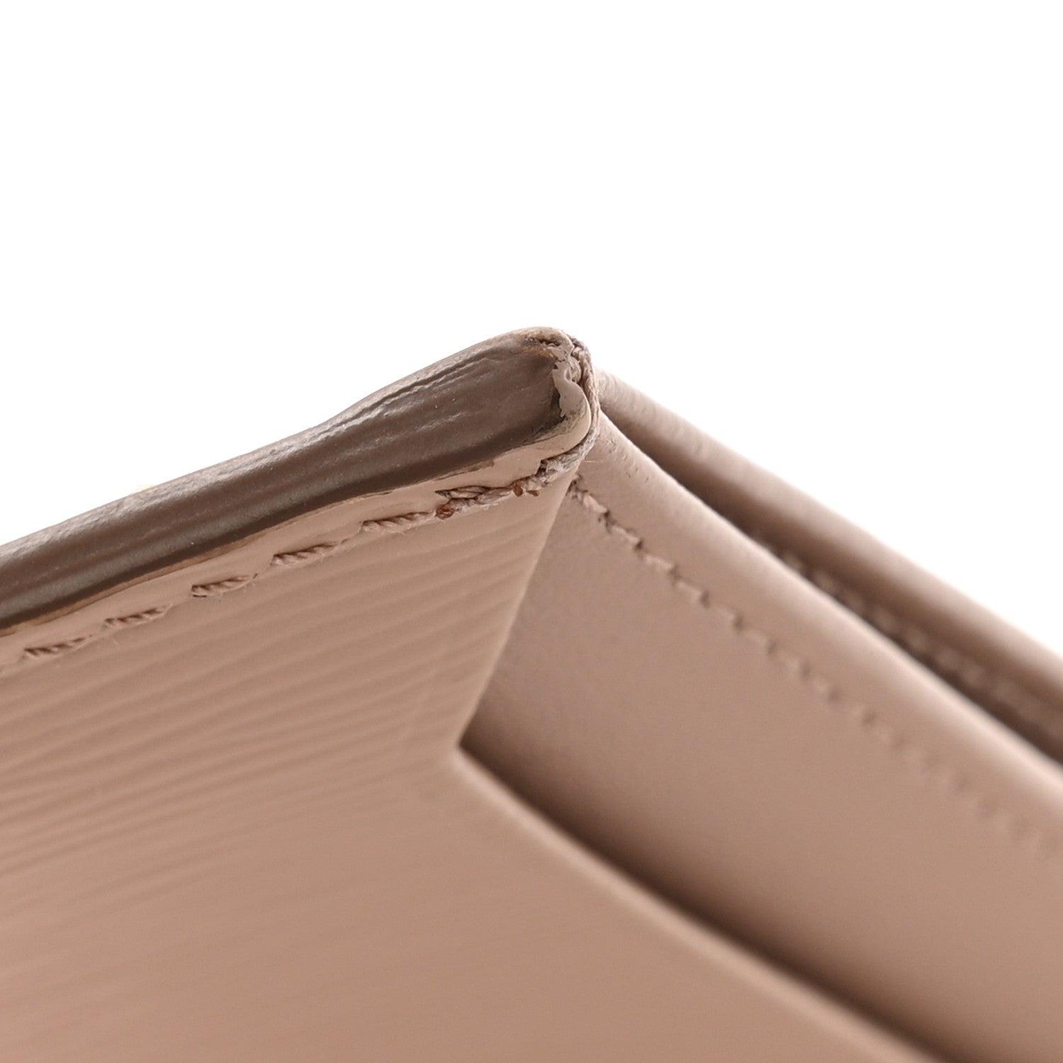 Prada Vitello Move Triangle Card Case Cipria