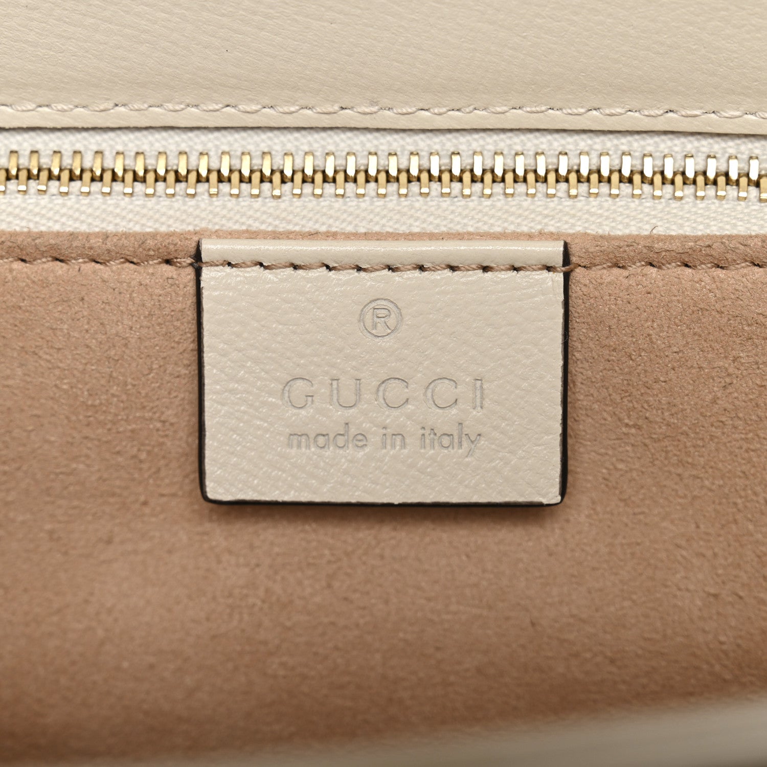 Gucci GG Supreme Monogram Horsebit 1955 Shoulder Bag Beige Mystic White