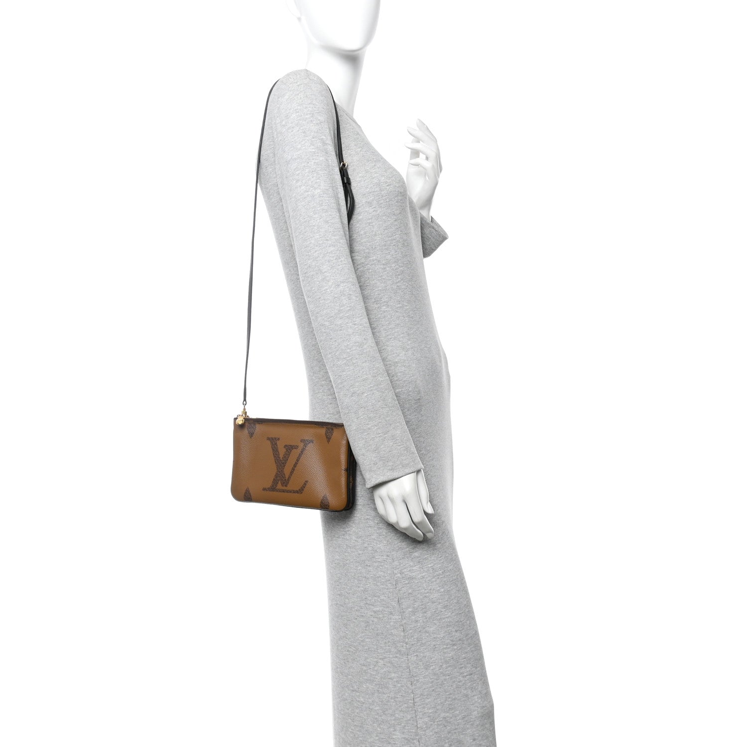 Louis Vuitton Reverse Monogram Giant Double Zip Pochette