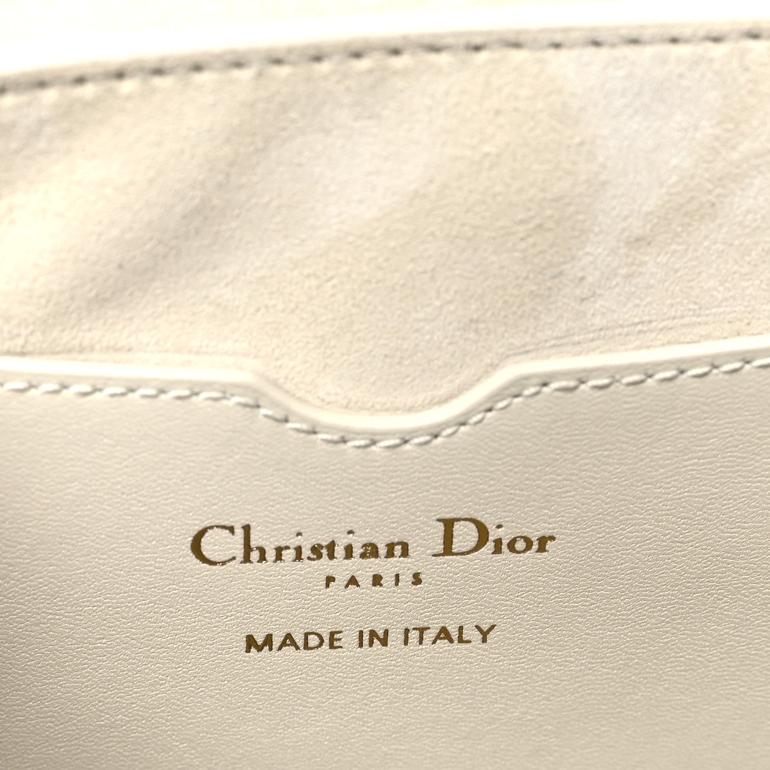 Christian Dior Box Calfskin East West Bobby Bag Latte
