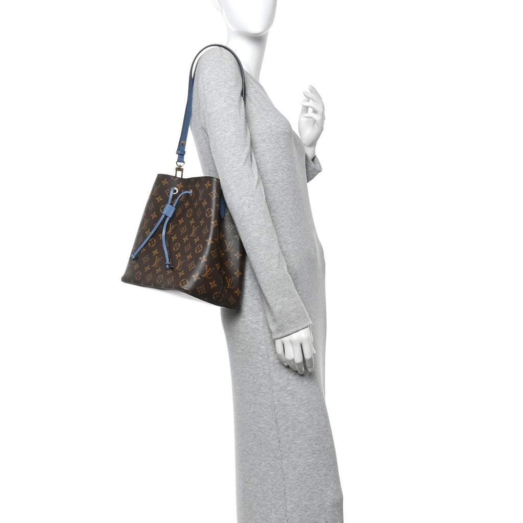 Louis Vuitton Monogram Neonoe MM Blue Jean