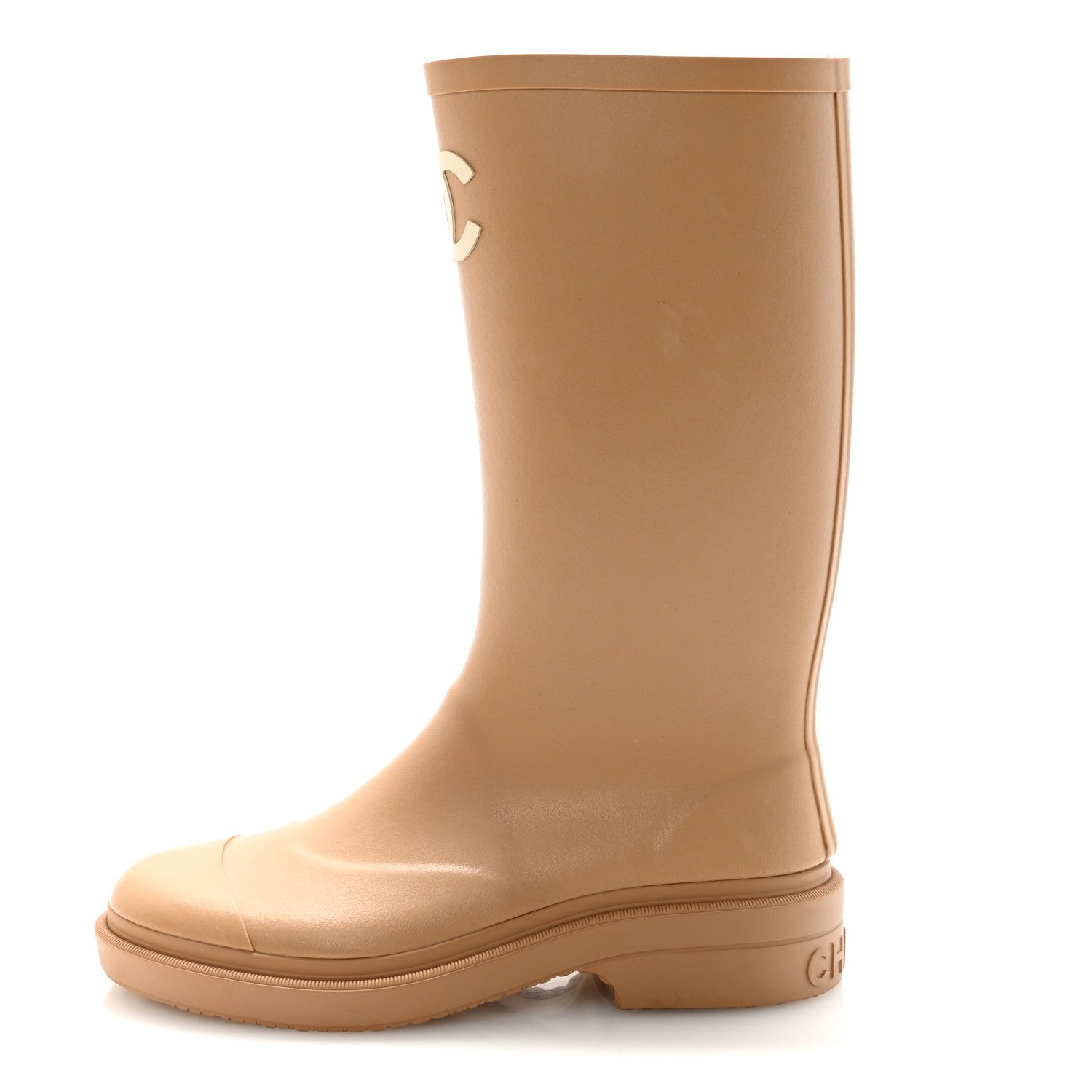 Caoutchouk CC High Boots 37 Beige