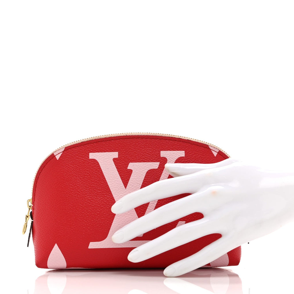 Louis Vuitton Monogram Giant Cosmetic Pouch Rouge