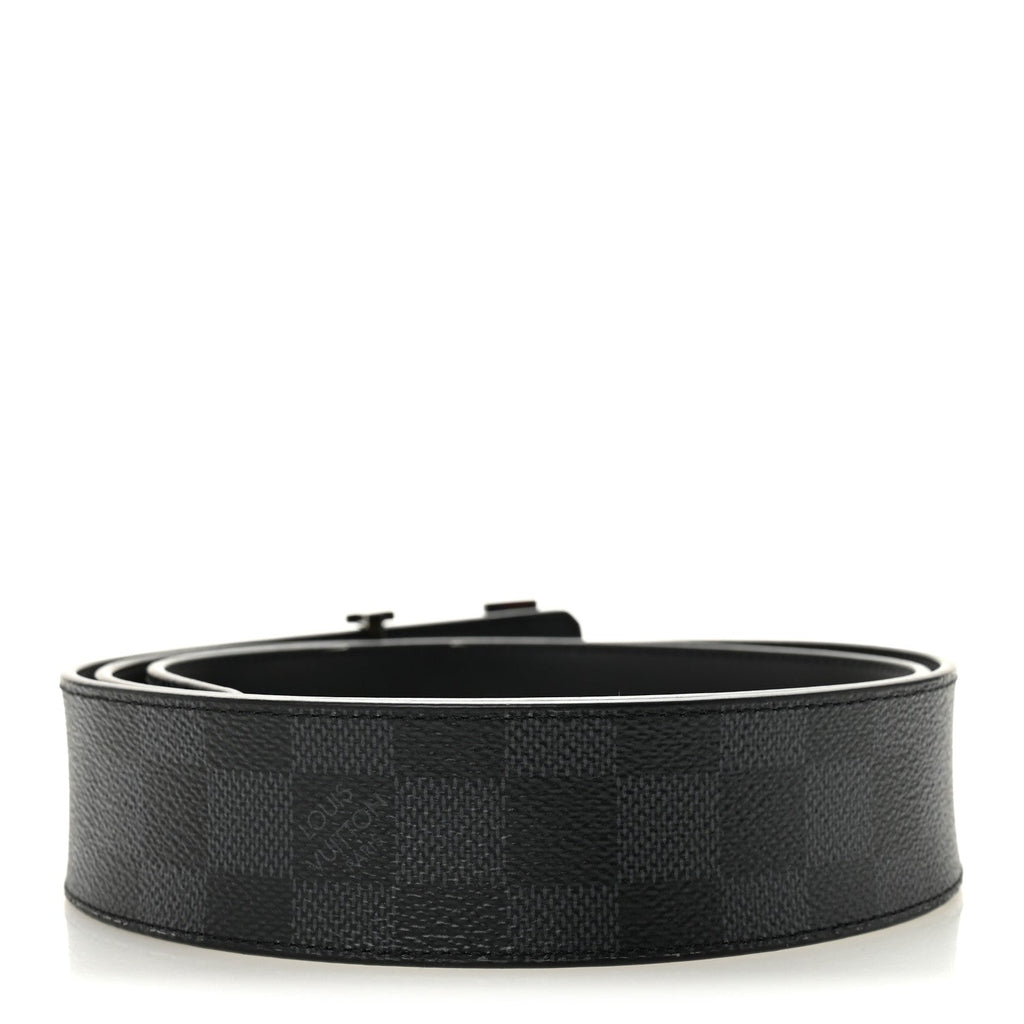 Louis Vuitton Damier Graphite 40mm LV Initiales 100 40 Belt