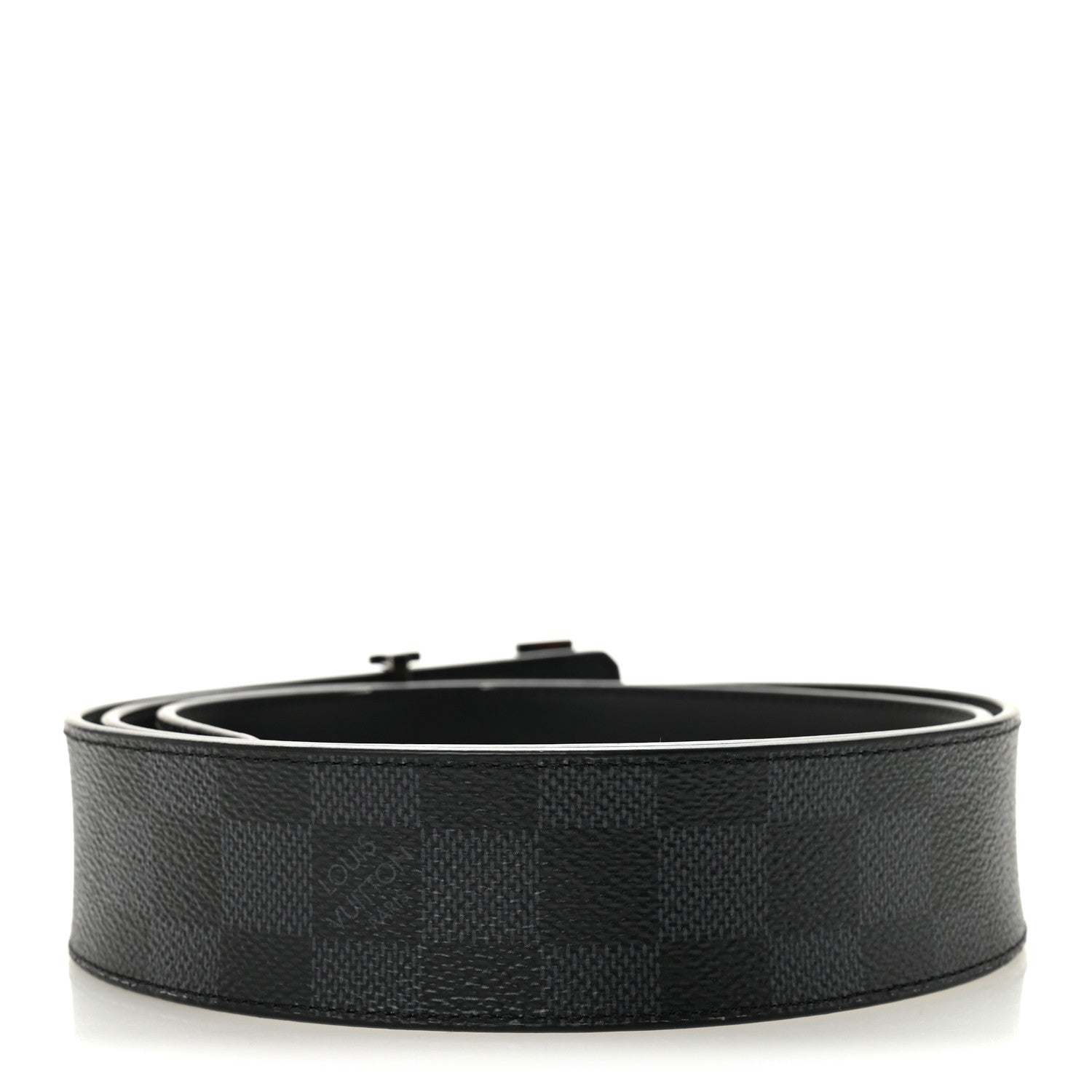 Louis Vuitton Damier Graphite 40mm LV Initiales 100 40 Belt