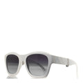 Acetate Metal Square Folding Sunglasses 6055-B White