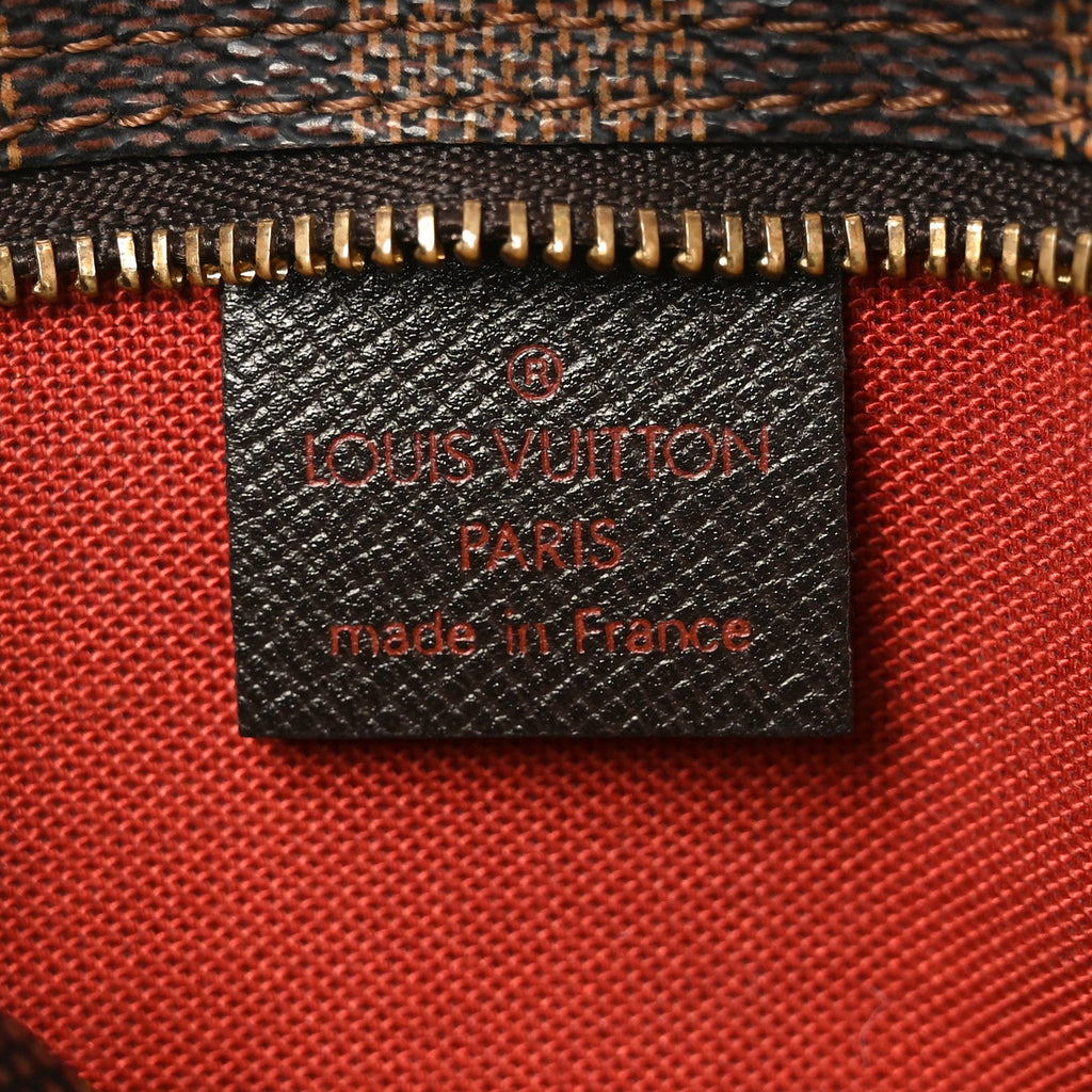 Louis Vuitton Damier Ebene Trousse Make Up Bag Pochette