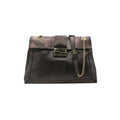 FENDI Maxi Baquette In Metallic Bronze With Gold Hardware