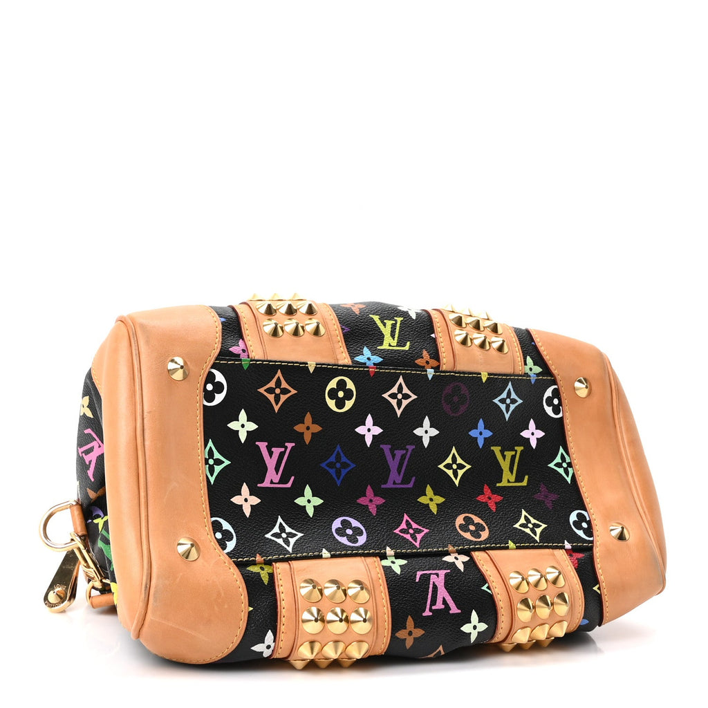 Louis Vuitton Monogram Multicolor Courtney MM Black
