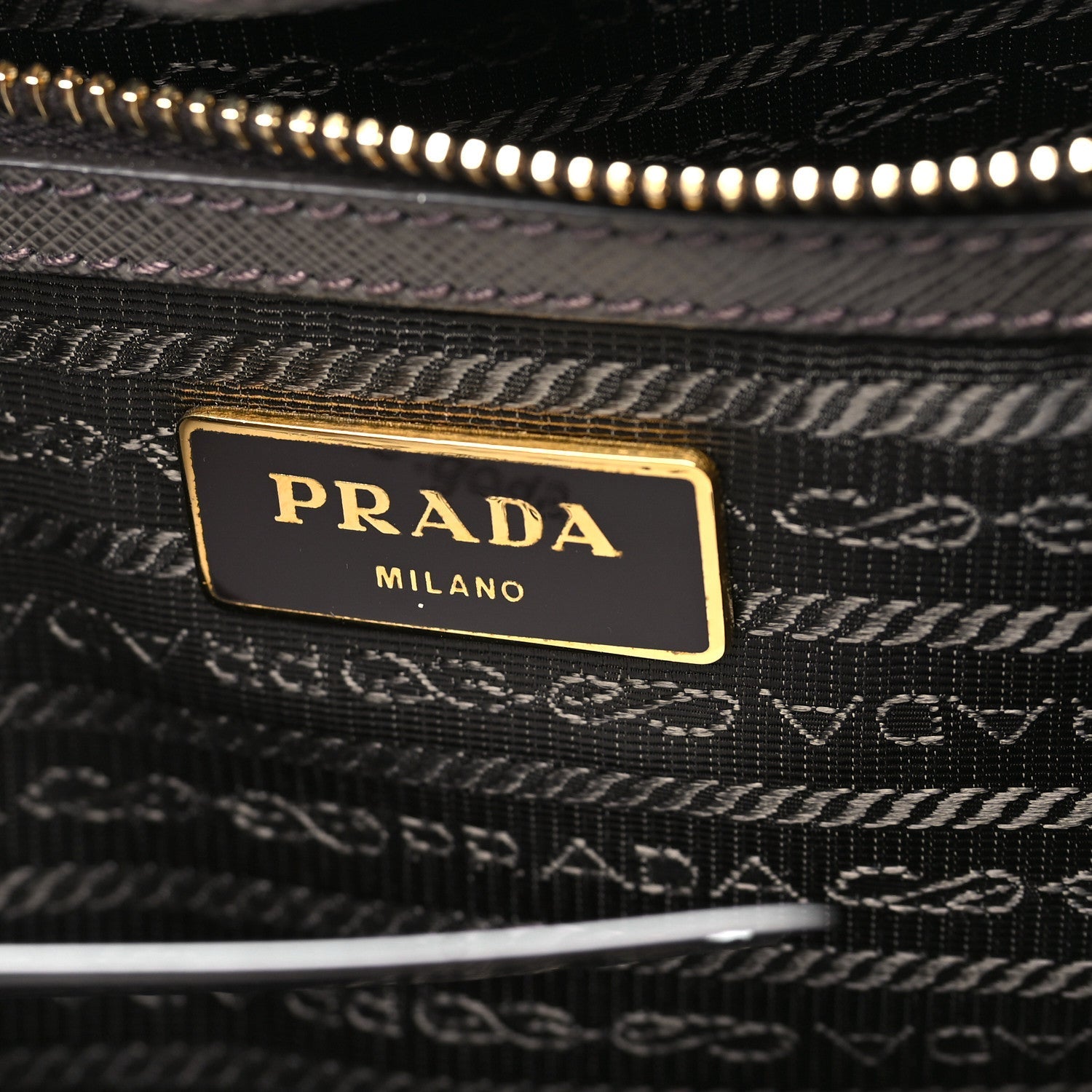 Prada Saffiano Lux Medium Tote Grafite