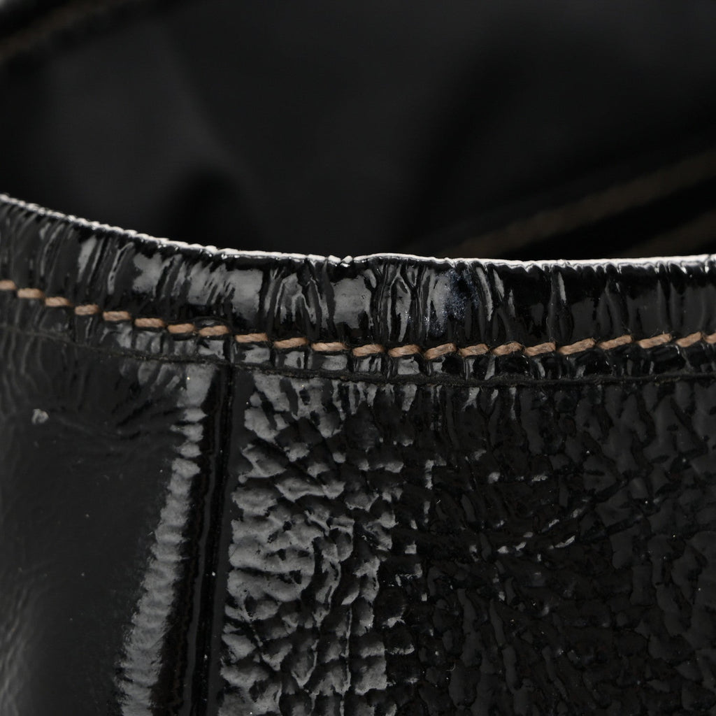 Gucci Patent Medium Pelham Shoulder Bag Black