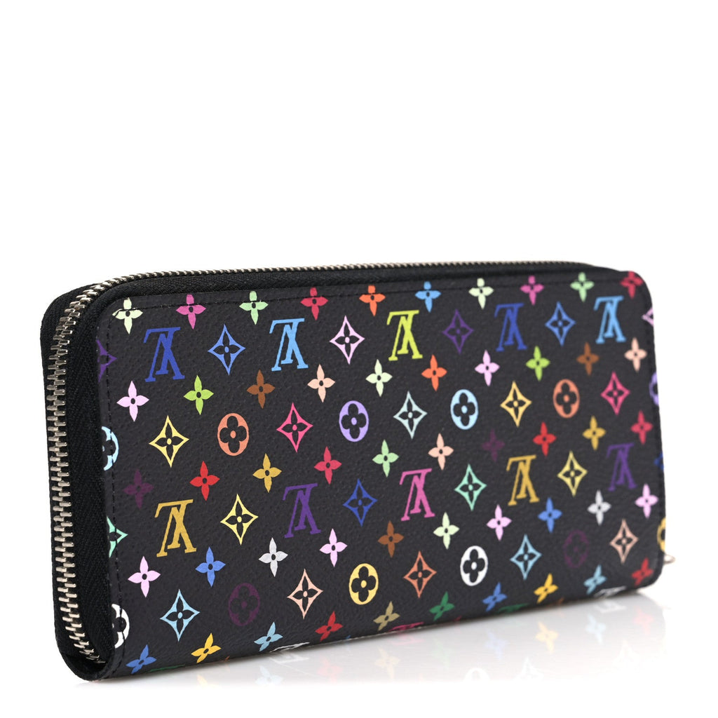 Louis Vuitton LV X TM Monogram Multicolor Clemence Wallet Black