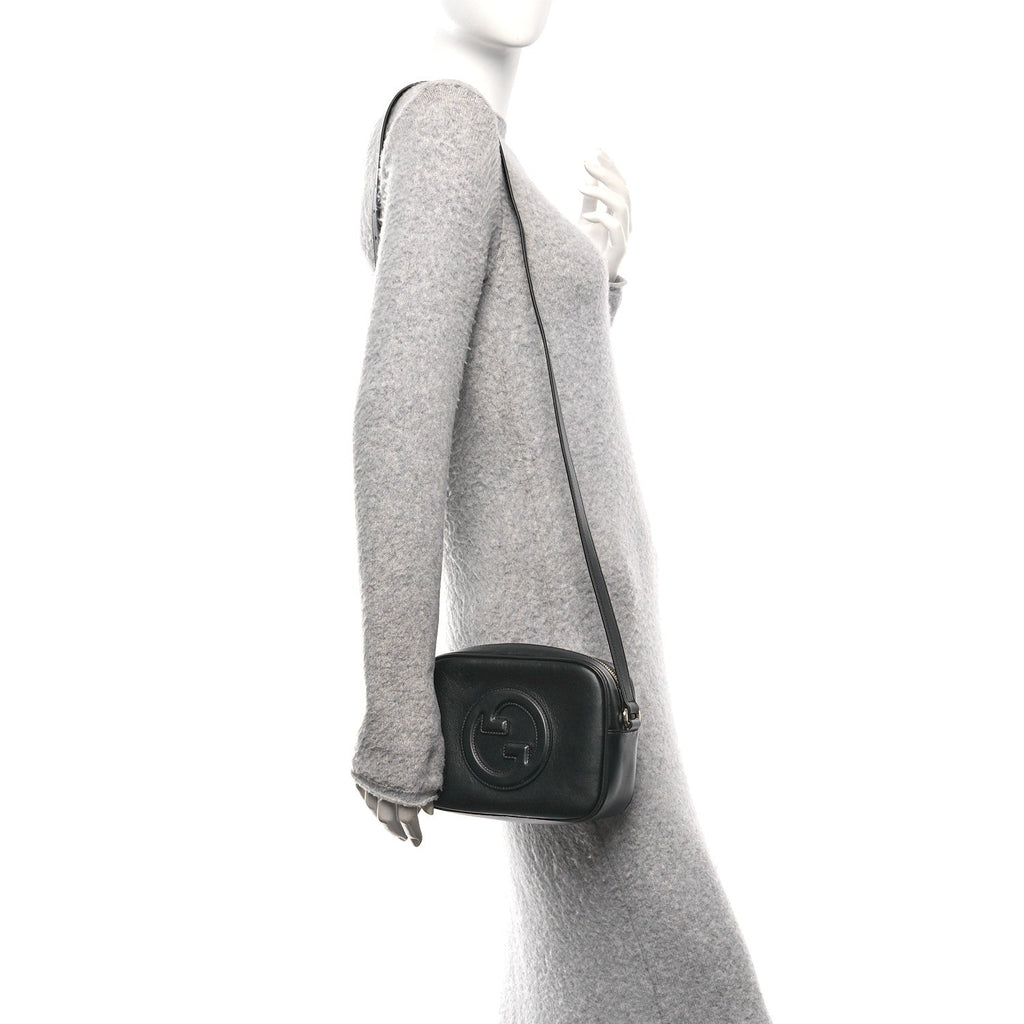 Gucci Sweetbread Calfskin Mini Blondie Bag Black