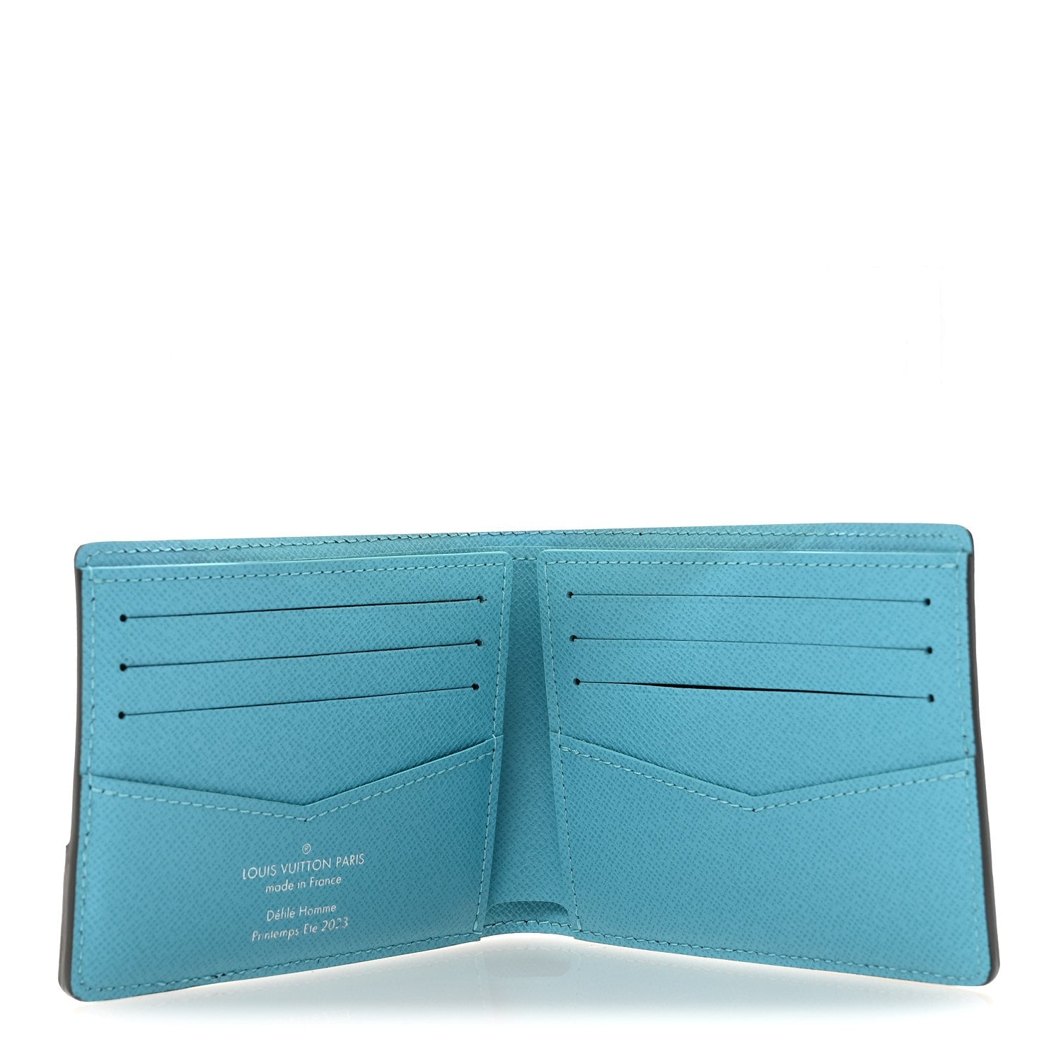 Louis Vuitton Monogram Playground Slender Wallet Black