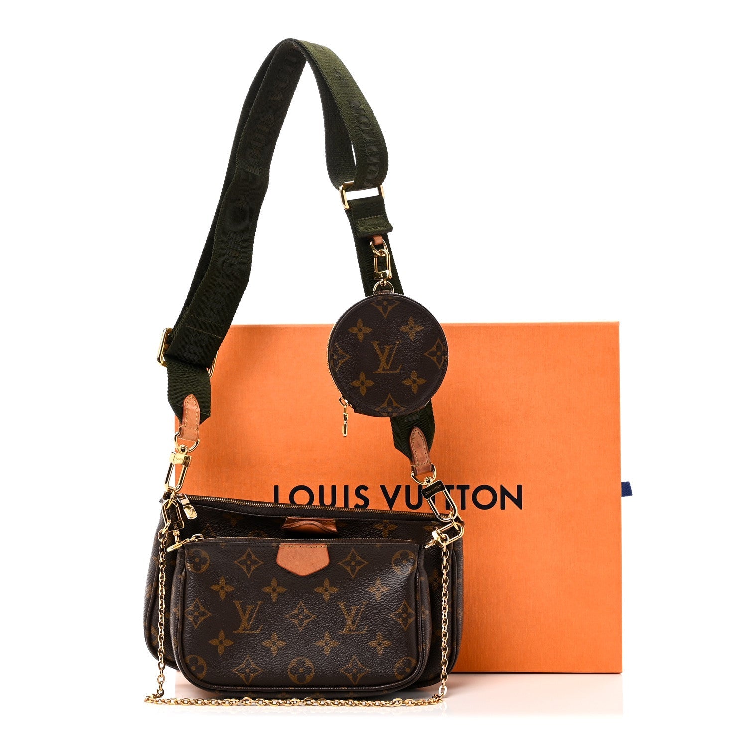 Louis Vuitton Monogram Multi Pochette Accessories Kaki