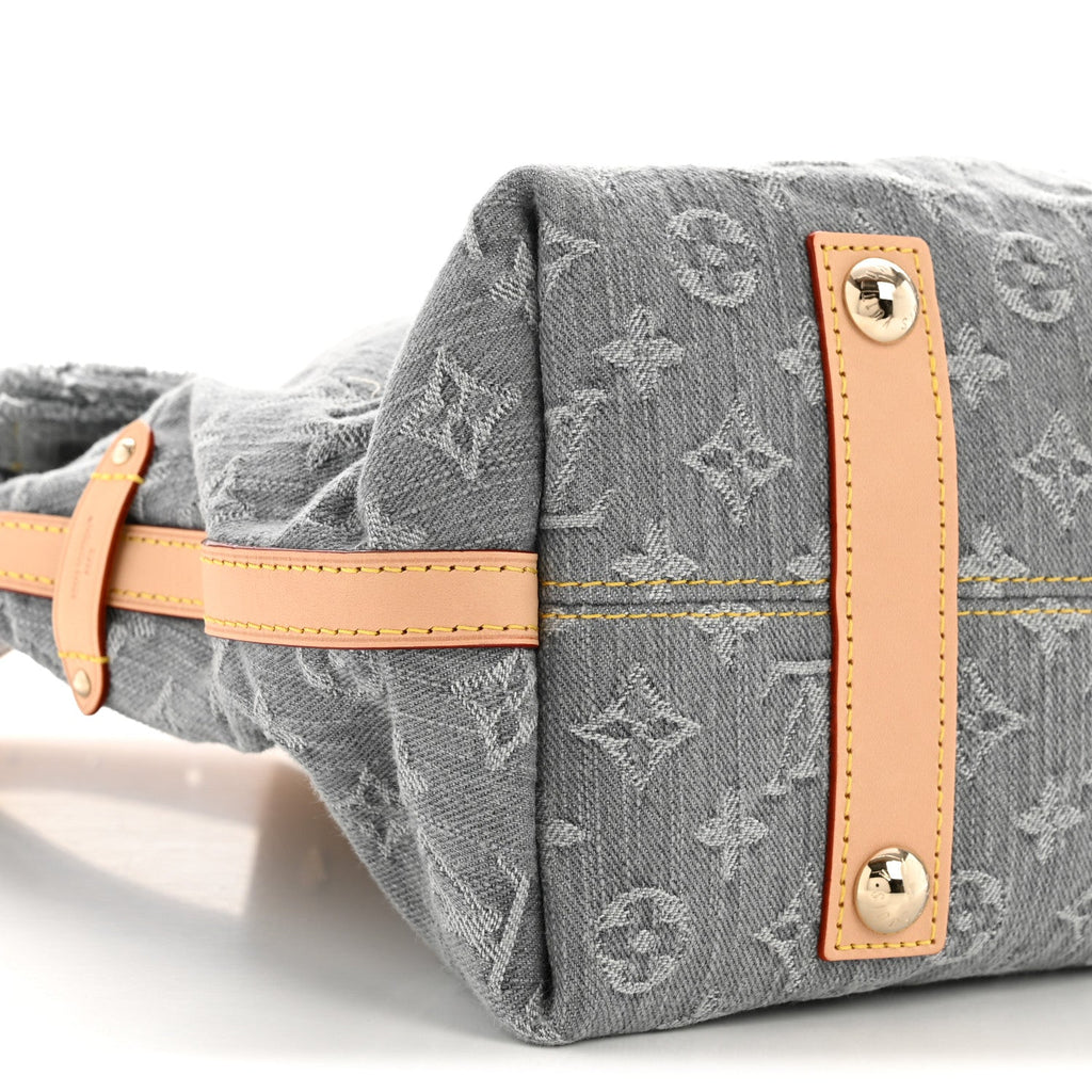 Louis Vuitton Monogram Denim CarryAll MM Washed Grey