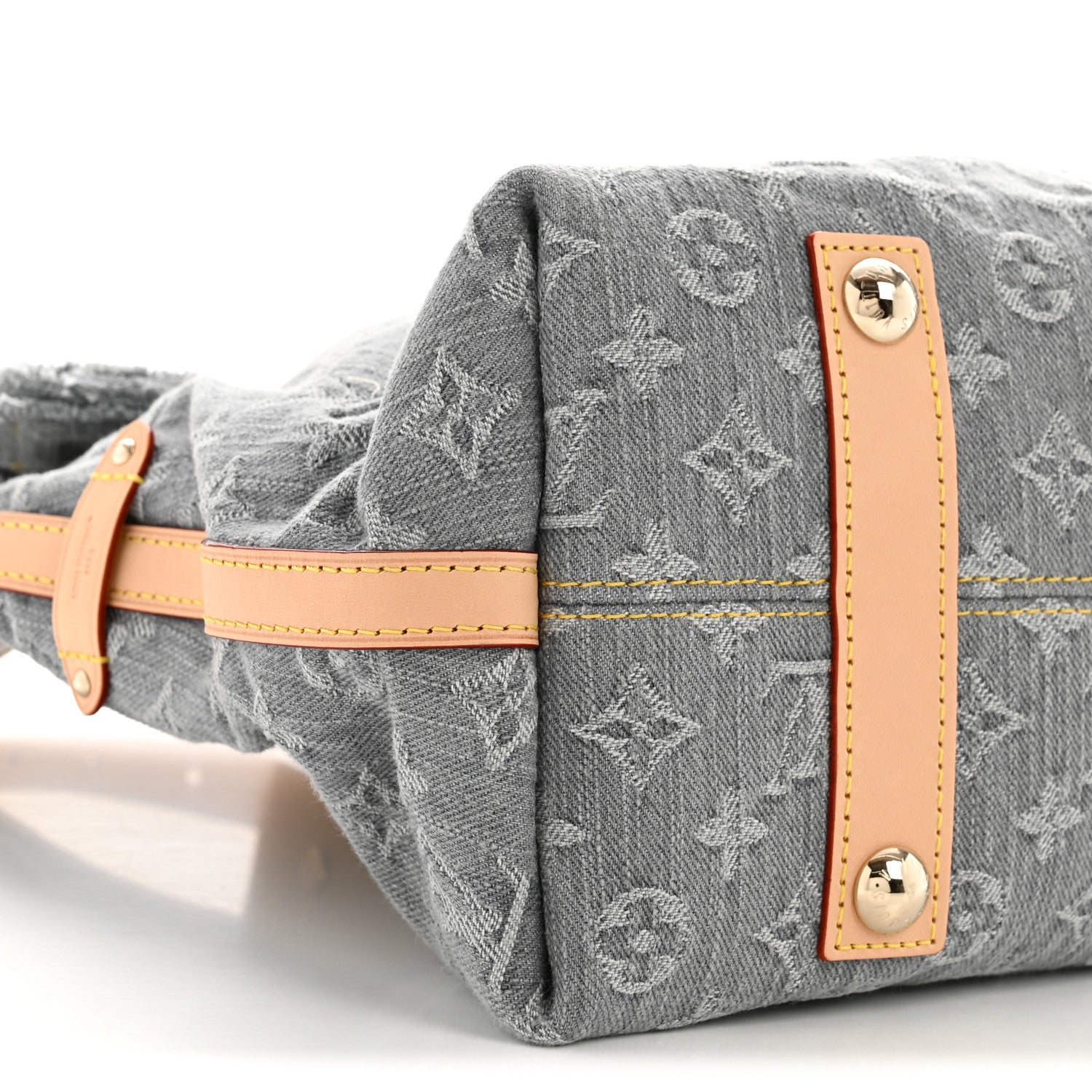 Louis Vuitton Monogram Denim CarryAll MM Washed Grey