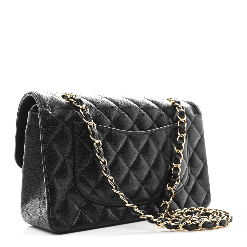Chanel Caviar Quilted Small Double Flap Black