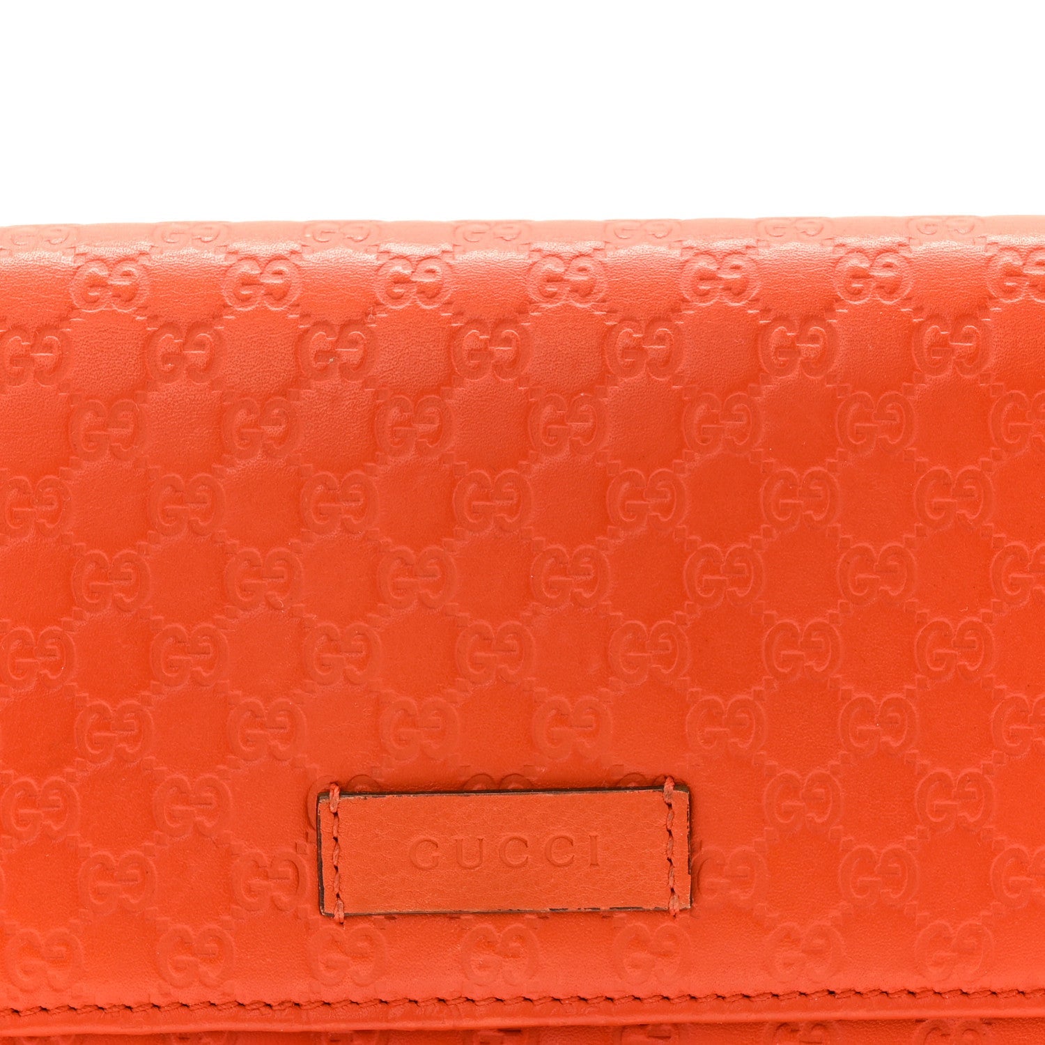 Gucci Soft Microguccissima Continental Wallet Sun Orange