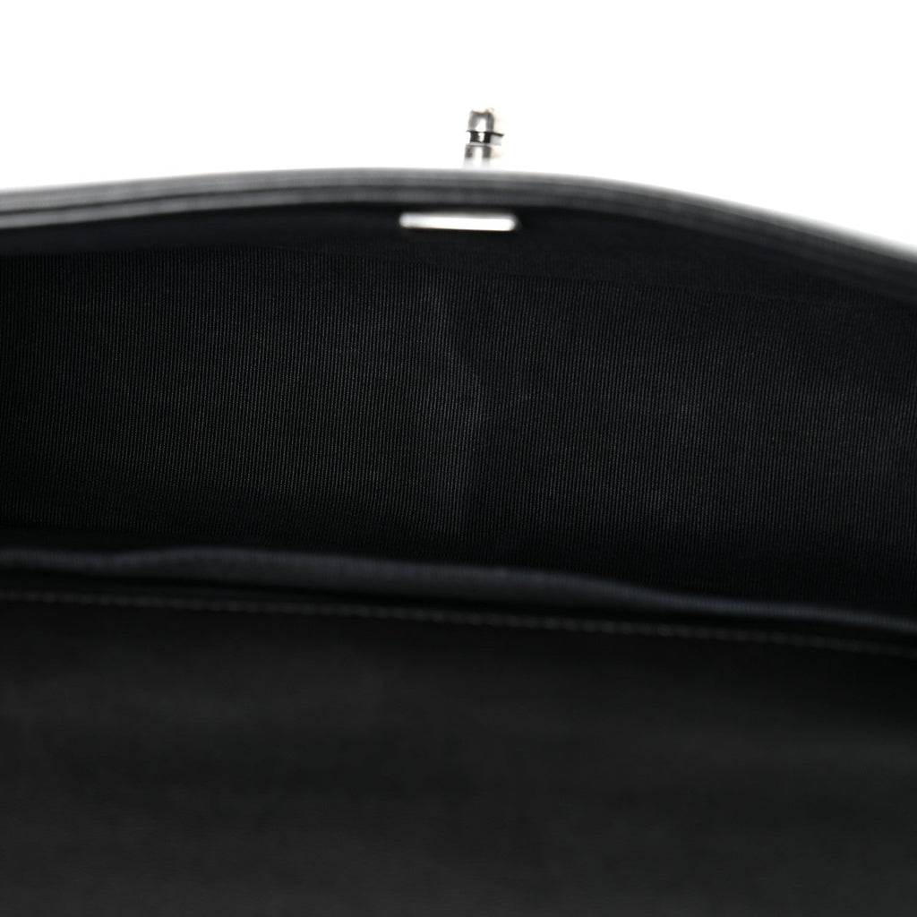 Chanel Lambskin Quilted Medium Boy Flap Black