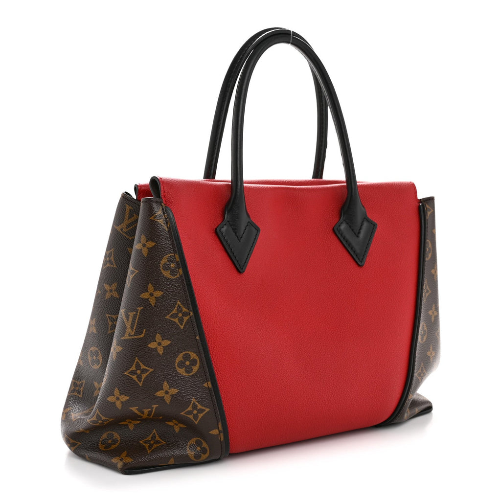 Louis Vuitton Monogram Cuir Orfevre Tote W PM Cherry