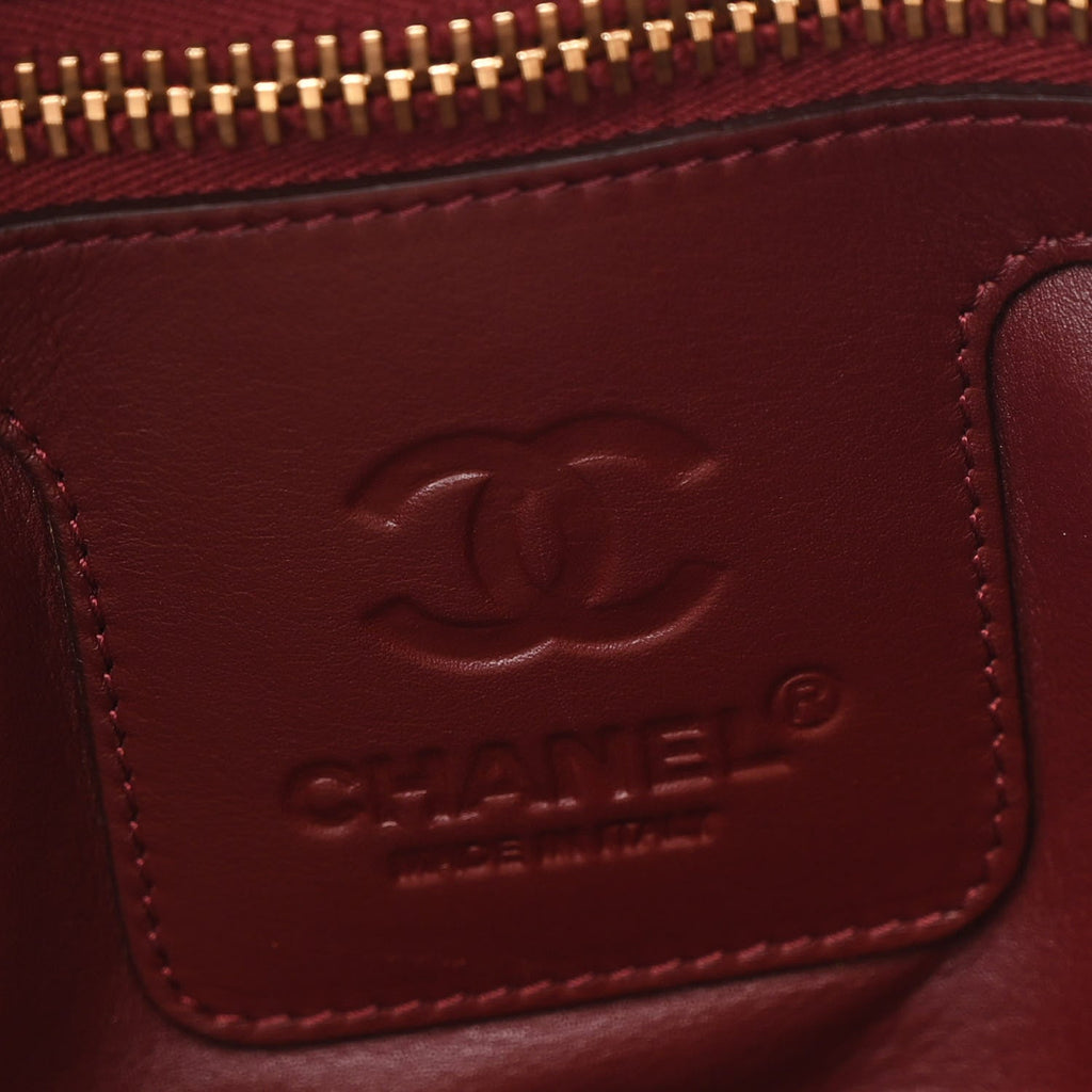Chanel Metallic Lambskin Quilted Large Coco Cocoon Tote Light Gold
