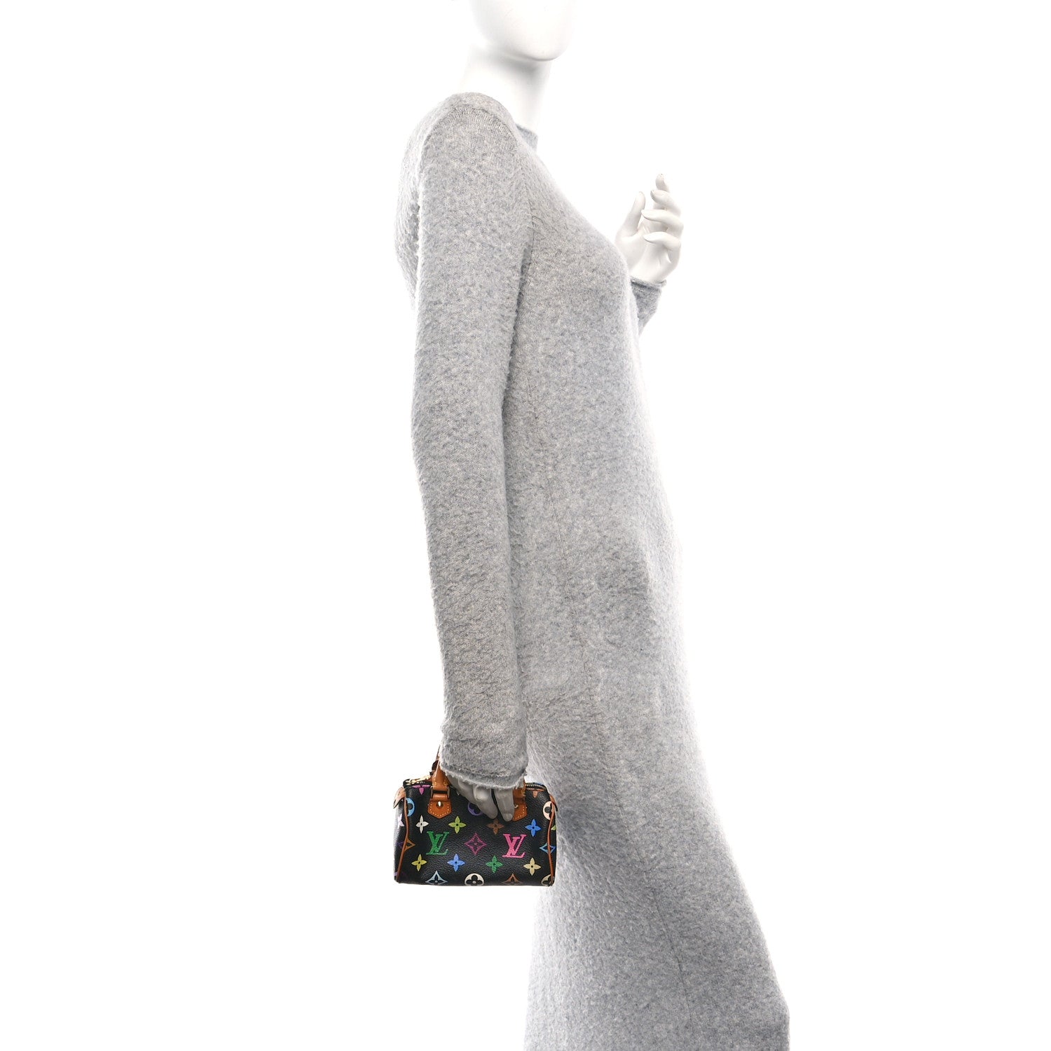 Louis Vuitton Monogram Multicolor Mini Sac HL Speedy Black