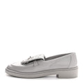 Lambskin Quilted CC Turnlock Loafers 36.5 Grey