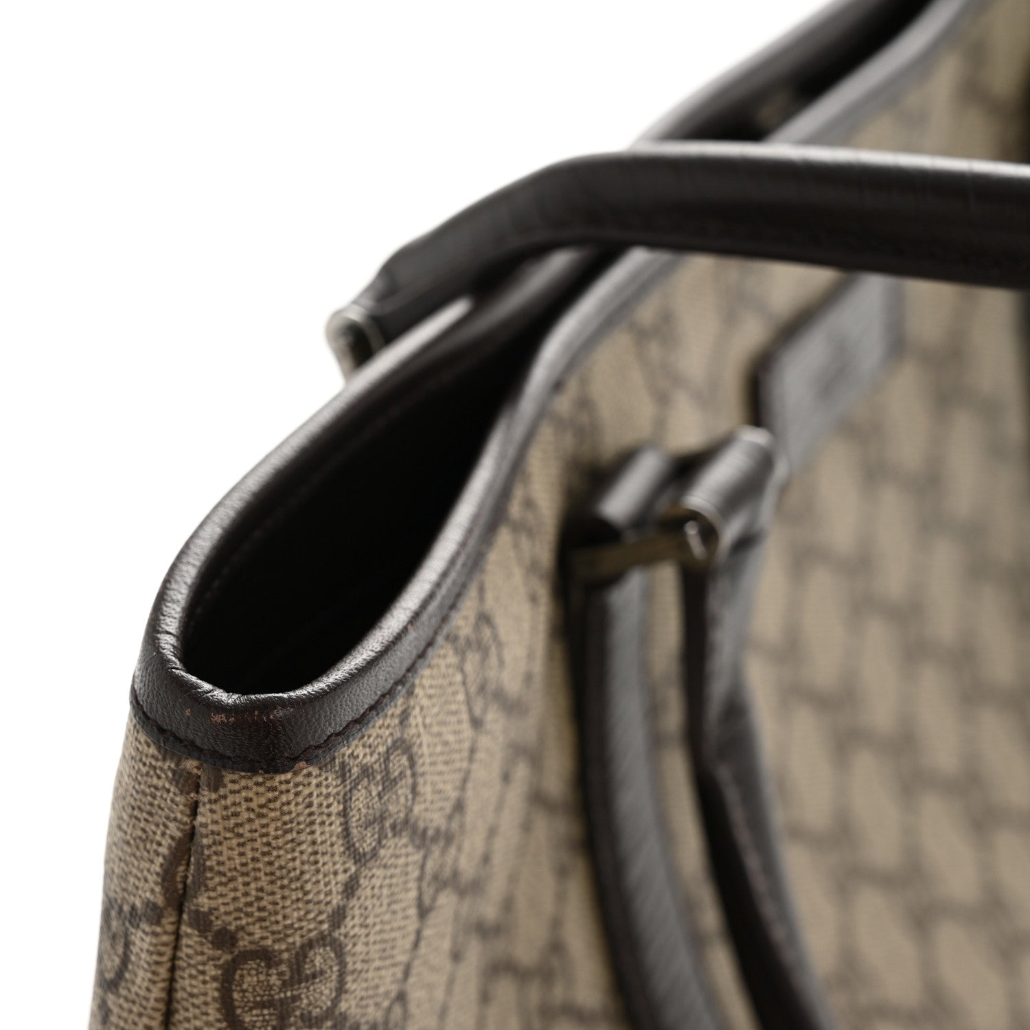 Gucci GG Plus Monogram Medium Joy Tote Dark Brown