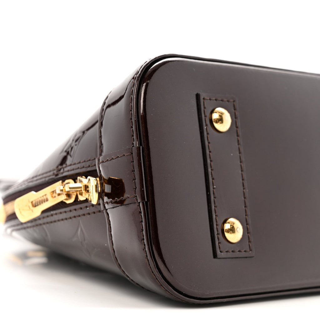 Louis Vuitton Vernis Alma BB Amarante