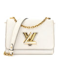 Louis Vuitton Epi Twist Shoulder Bag MM White