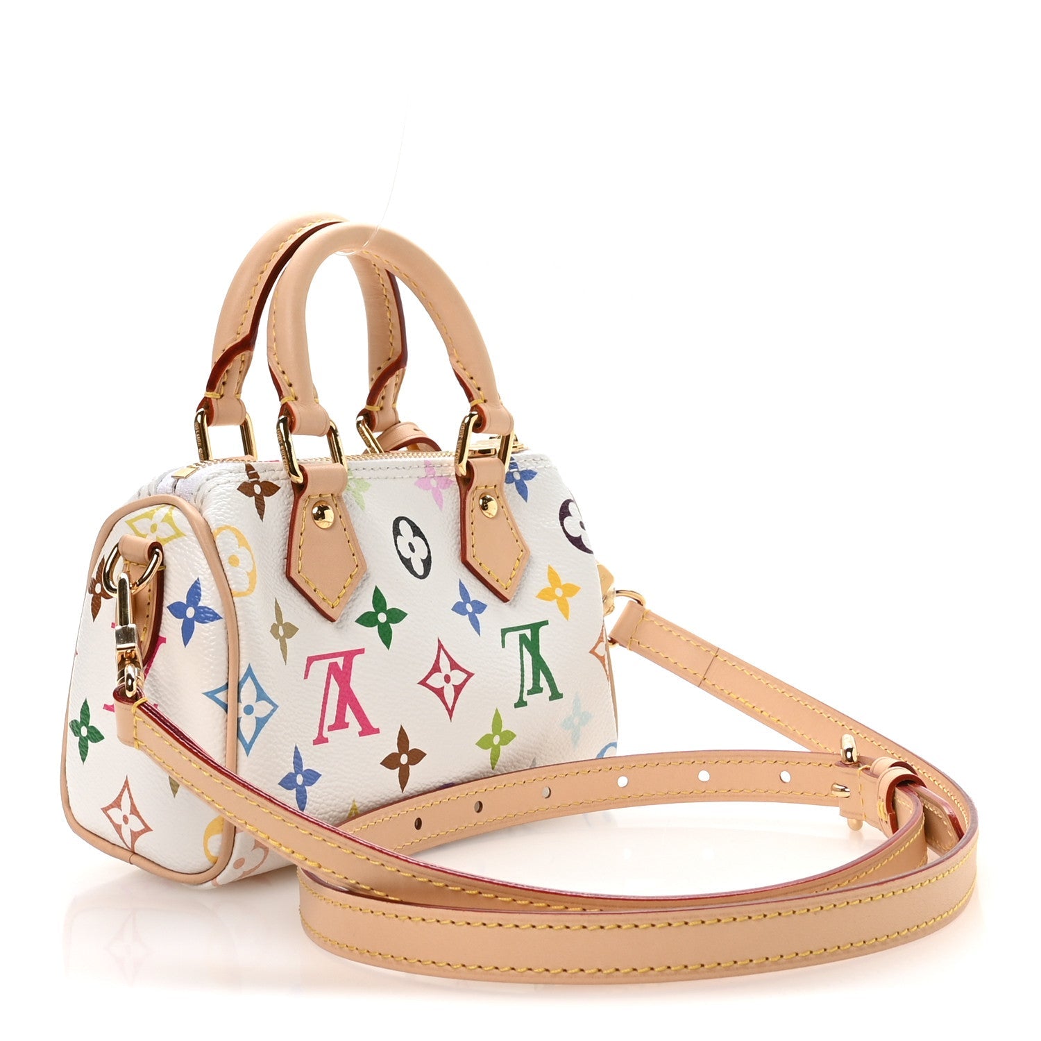 Louis Vuitton LV X TM Monogram Multicolor Nano Speedy White