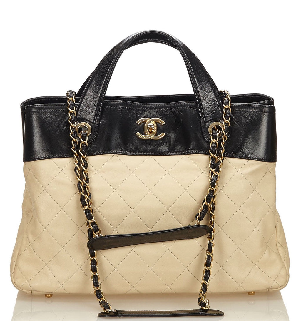 Chanel In the Mix Calf Leather Tote Bag
