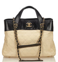 Chanel In the Mix Calf Leather Tote Bag
