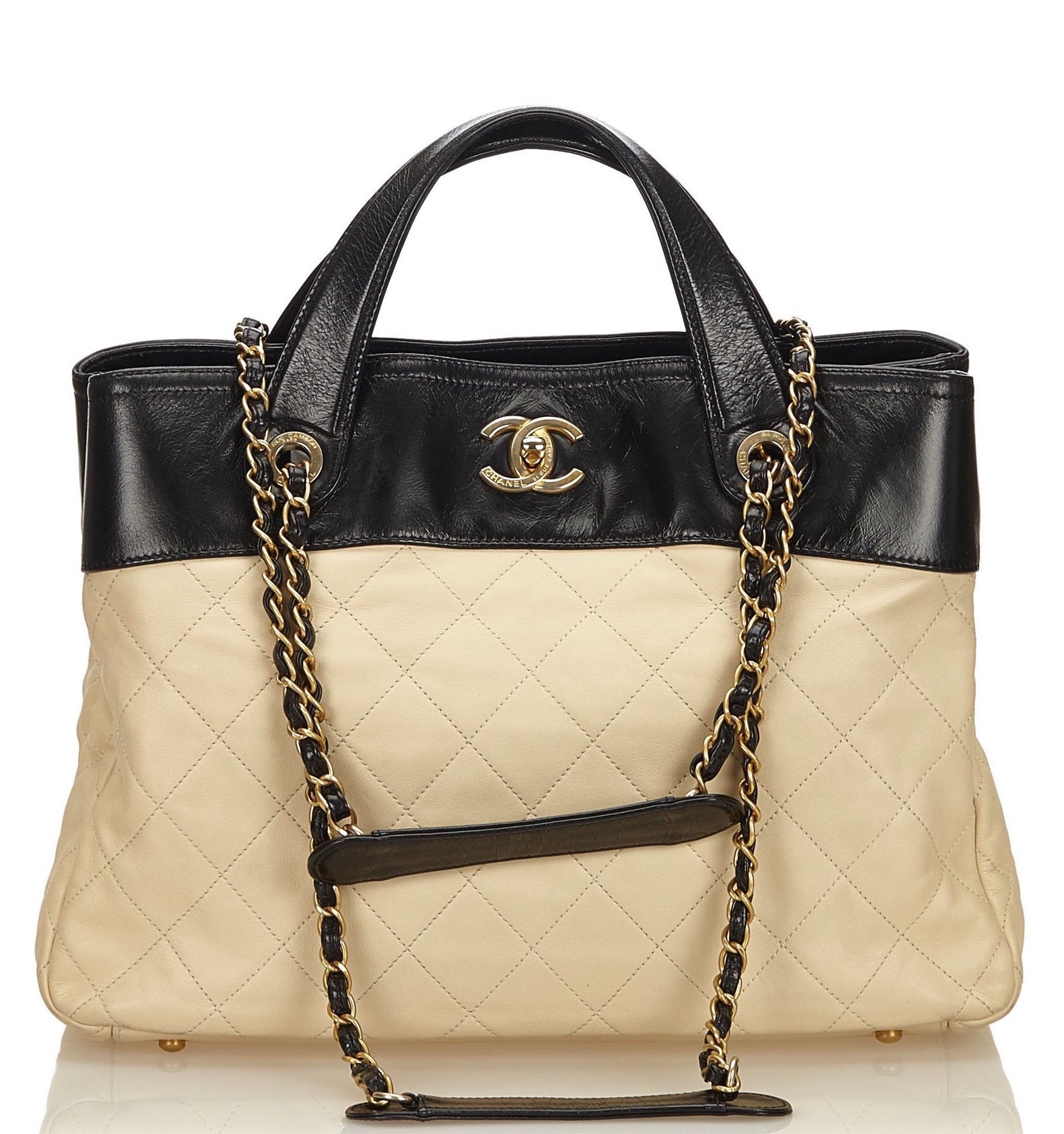 Chanel In the Mix Calf Leather Tote Bag