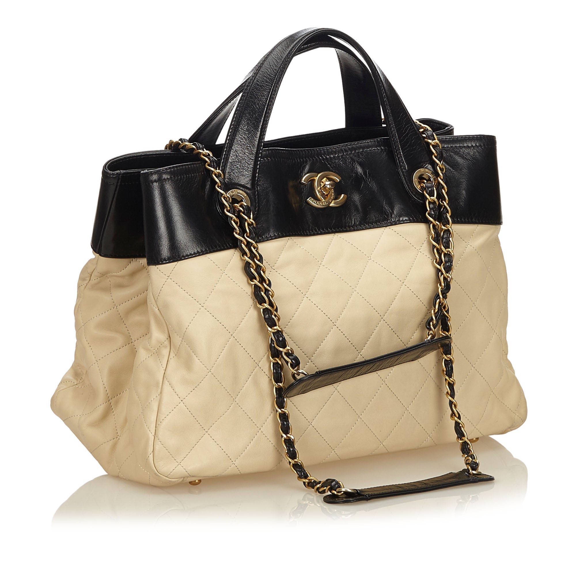 Chanel In the Mix Calf Leather Tote Bag