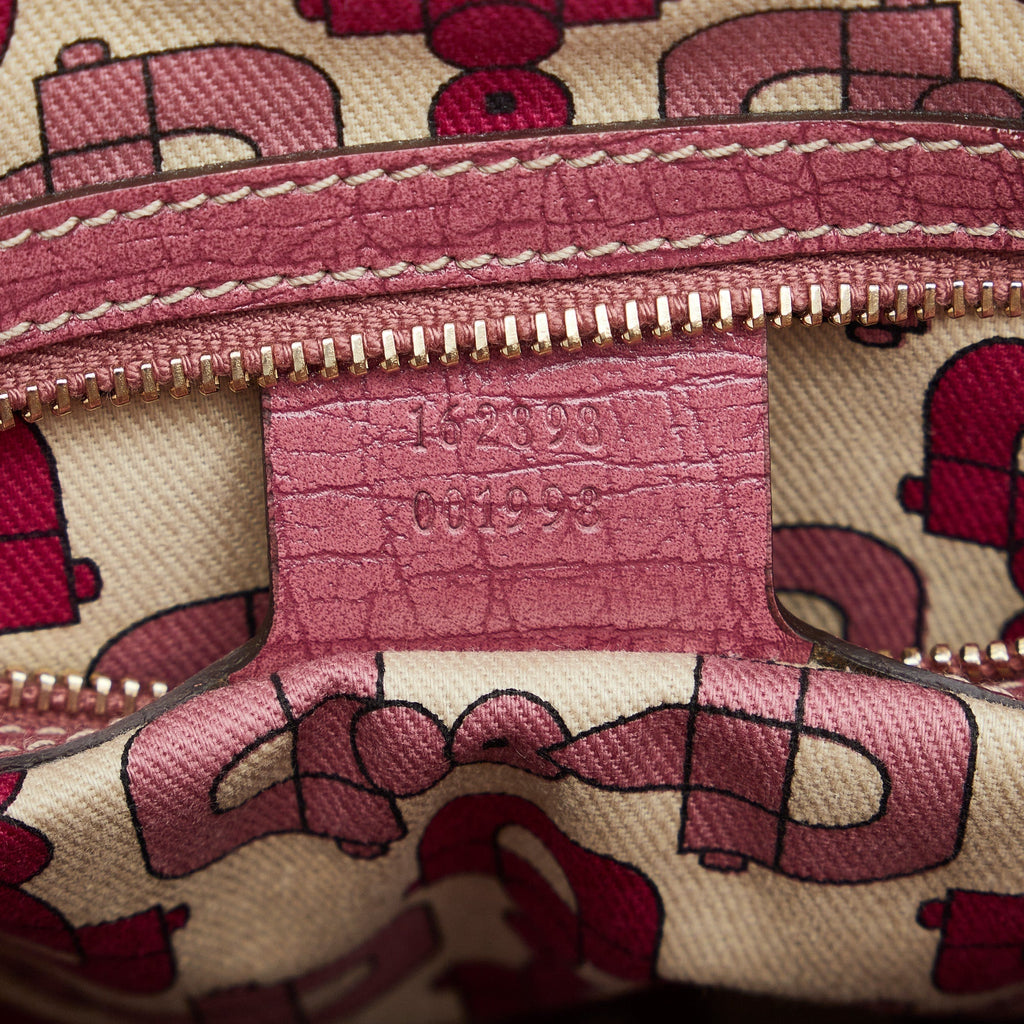 GUCCI GG Canvas Jolicoeur Tote Bag