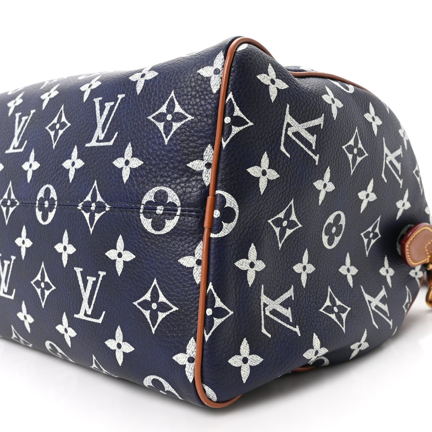 Louis Vuitton Calfskin Monogram Speedy P9 Bandouliere 30 Indigo