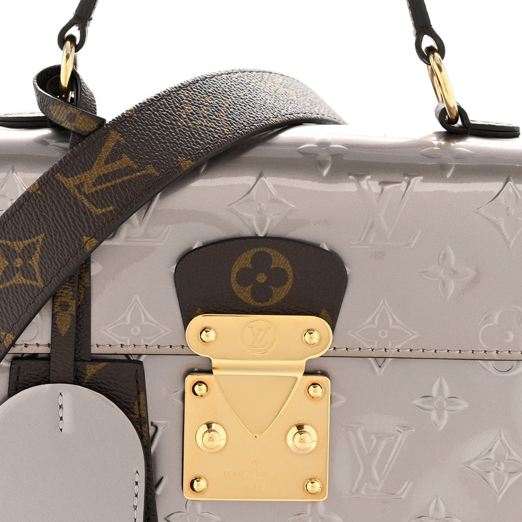 Louis Vuitton Vernis Epi Monogram Spring Street Champagne Metallise