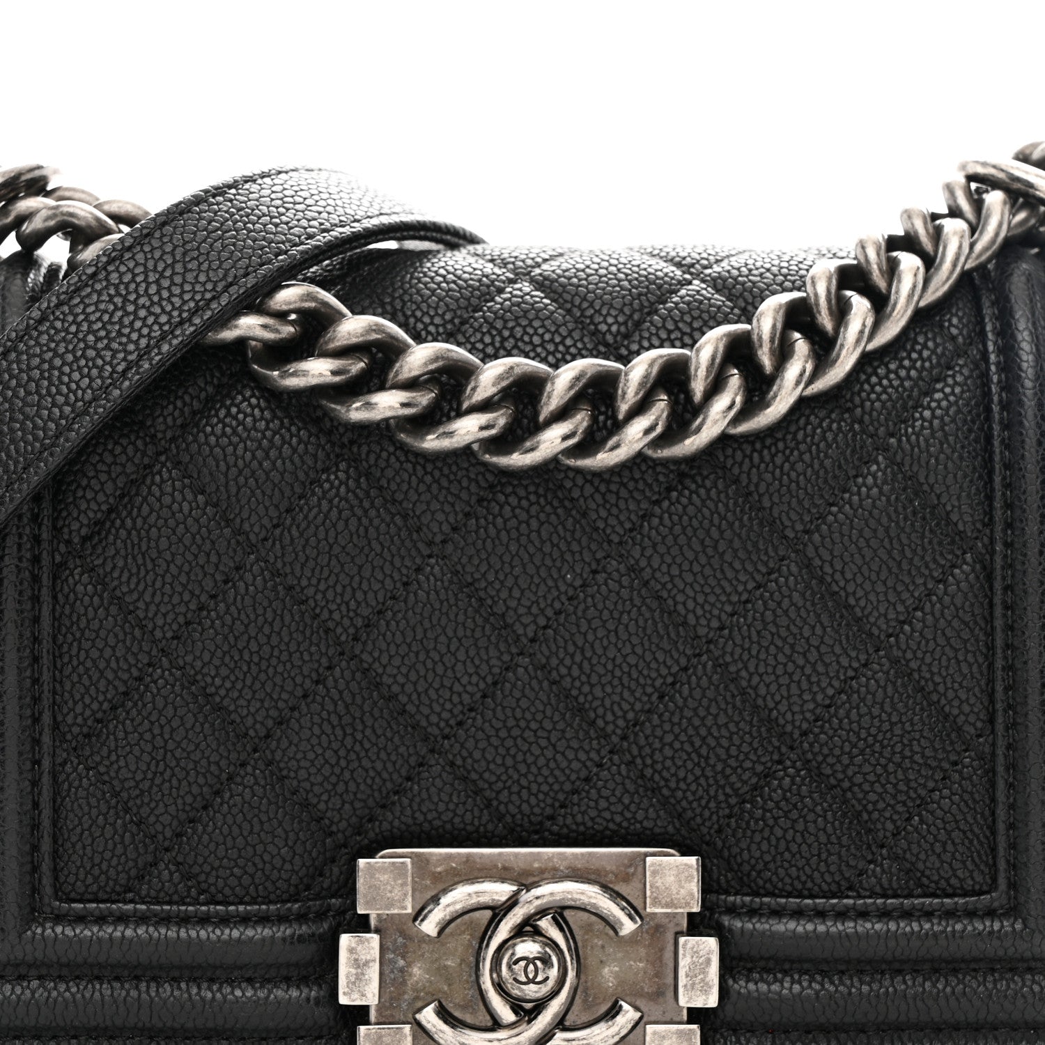 Chanel Caviar Quilted Small Boy Flap Black