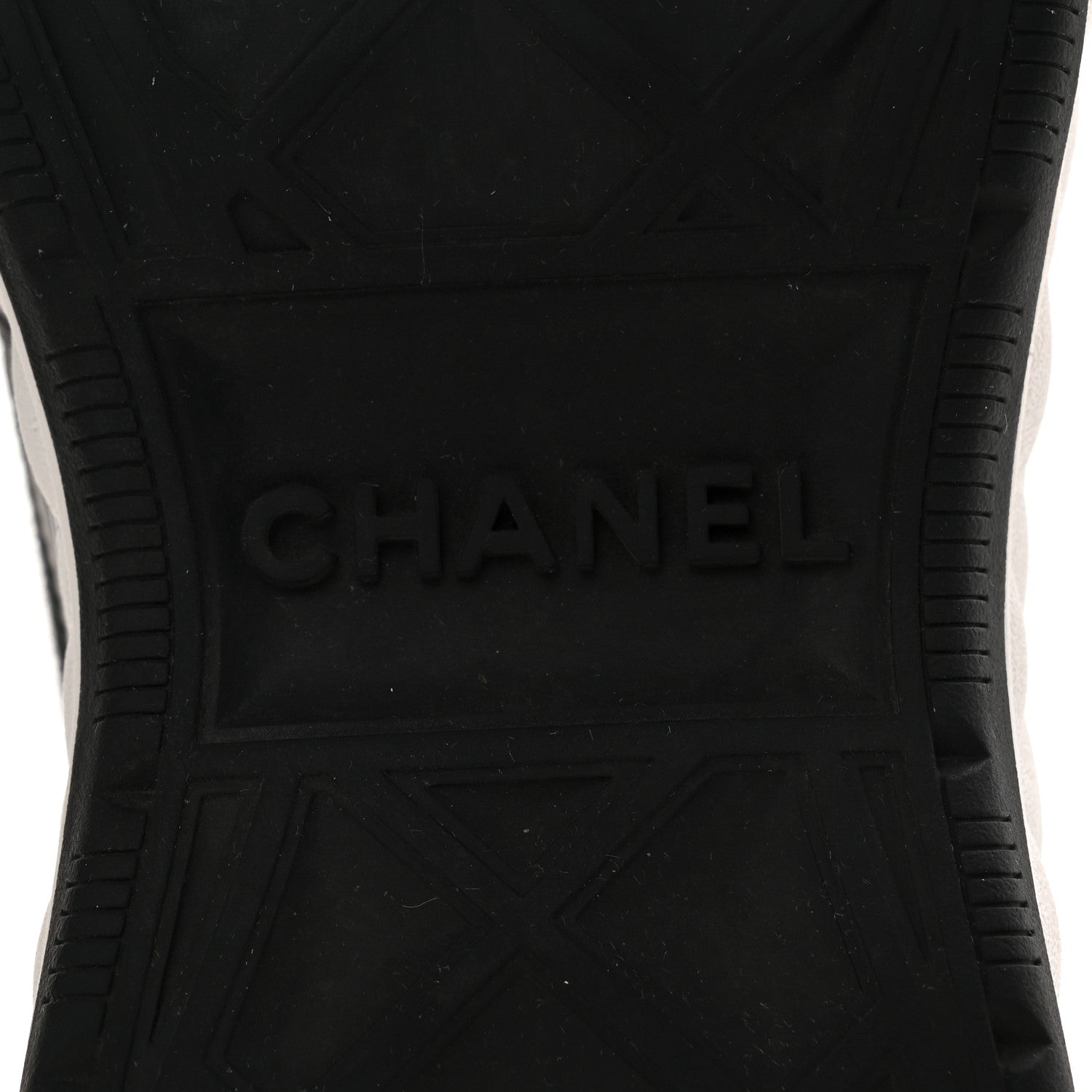 Chanel Velvet Calfskin Mixed Fibers CC Sneakers 36.5 Black