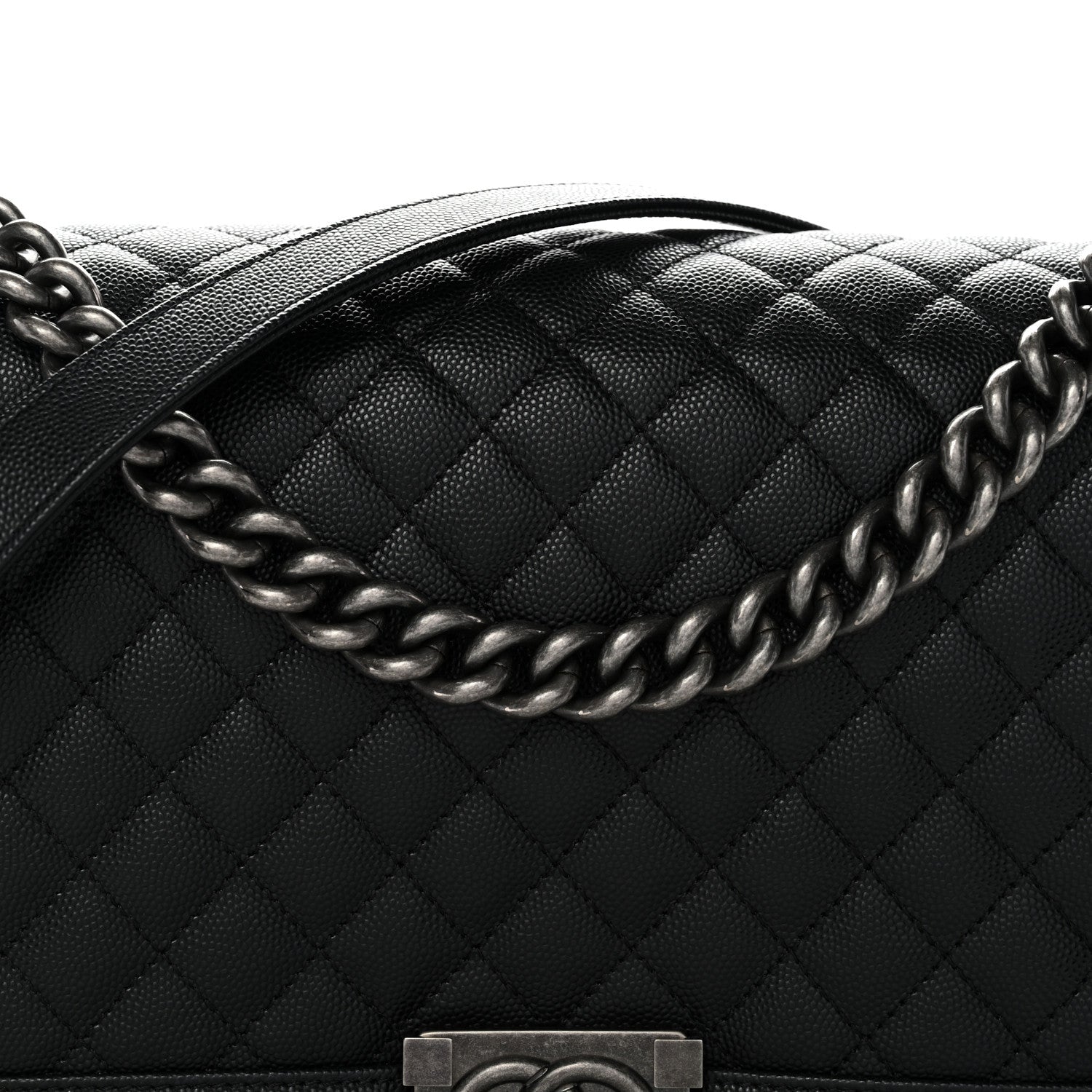 Chanel Caviar Quilted New Medium Boy Flap Black