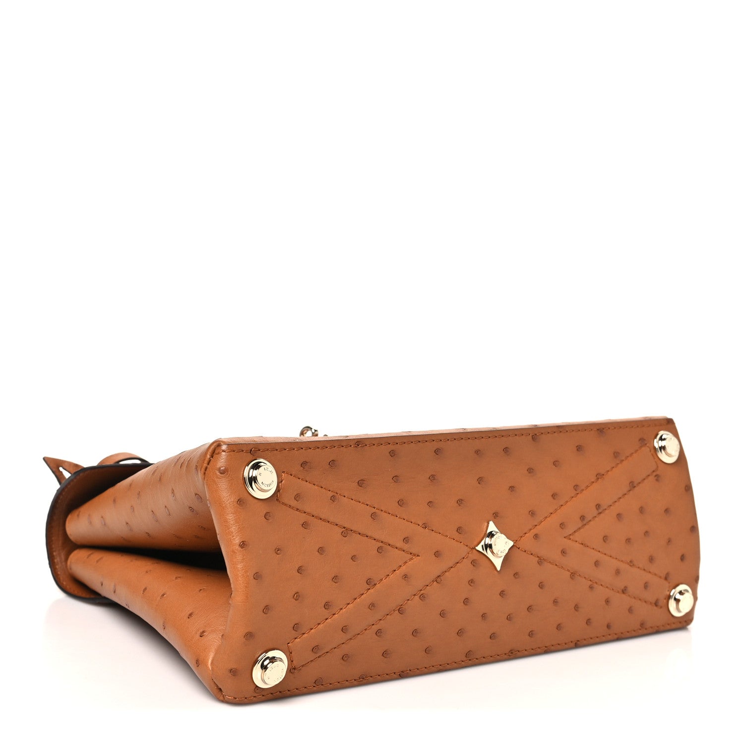 Louis Vuitton Ostrich Rose Des Vents PM Cognac
