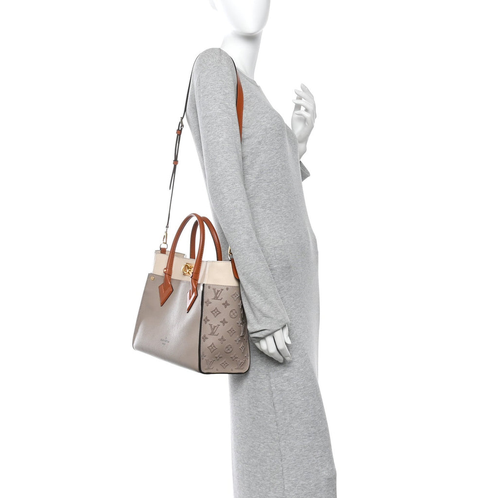 Louis Vuitton Calfskin Monogram Tufting On My Side Galet