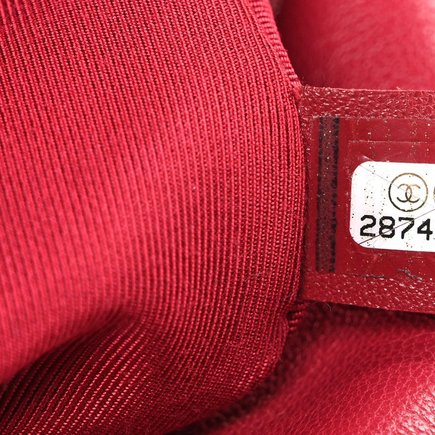Chanel Lambskin Quilted Large Chanel 19 Flap Red