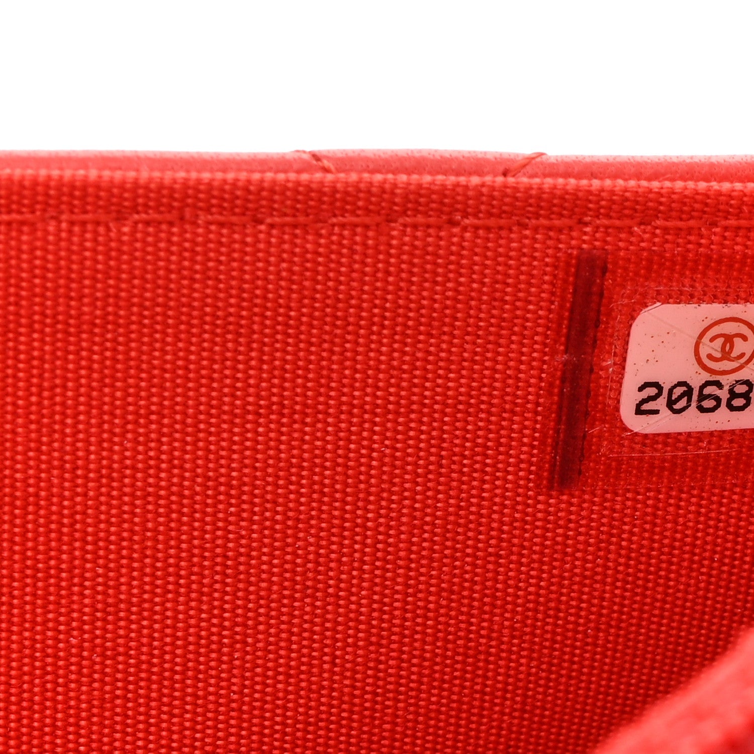 Chanel Lambskin Quilted Boy Wallet On Chain WOC Red