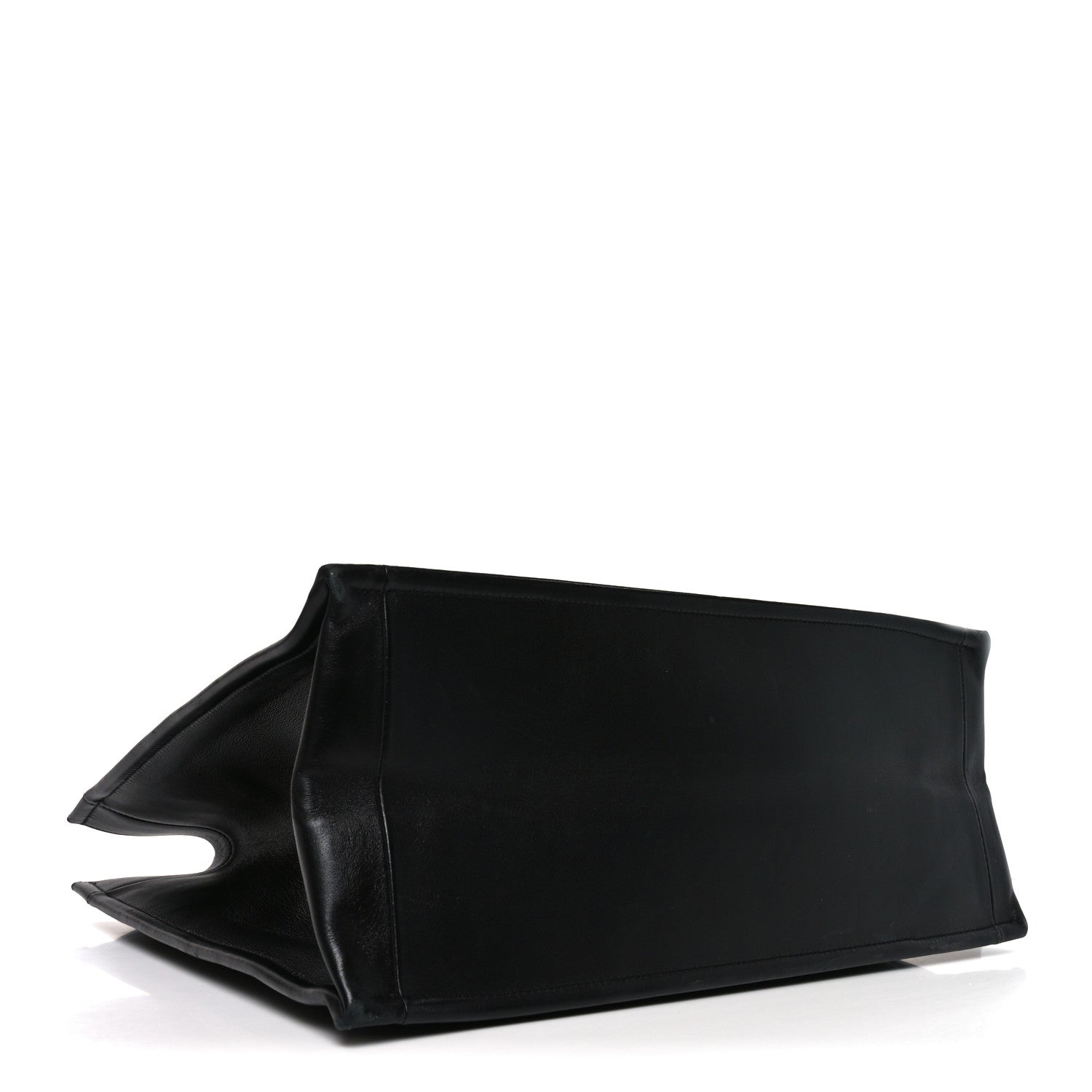 Christian Dior Calfskin Archicannage Large Essential Tote Black